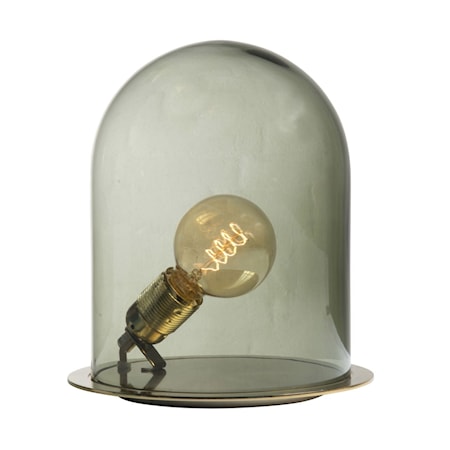 Bilde av Glow in a dome medium silver bordlampe