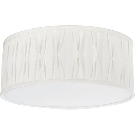 Plafond Plissé Stygn Gammal Vit 45cm