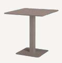 Flower fixed table 70x70