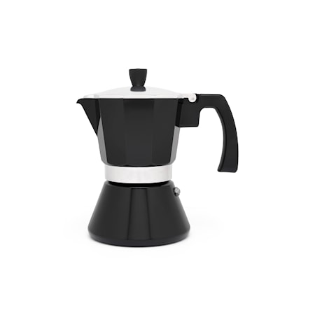 Tivoli espressokanna svart 6 koppar H18cm Bredemeijer