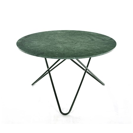 Big O table Matbord Green Indio/Svart Ø120 cm