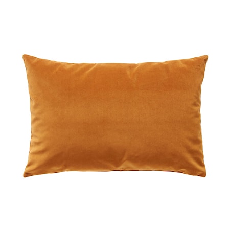 Kudde med fyllning Velour Orange 60x40 cm