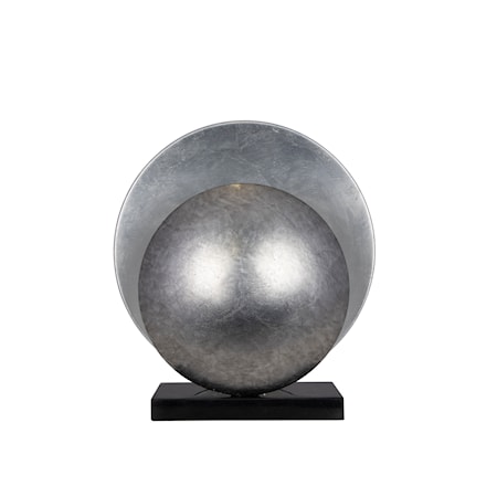 Bordslampa Orbit Antiksilver Marmor