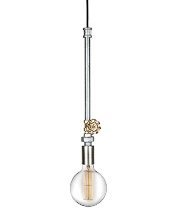 Bilde av Globen Lighting Pendel Mini Plumber Børstet Stål