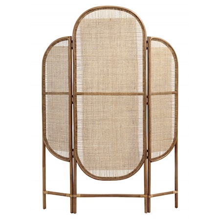 Divider, rattan/weaving, natural colour