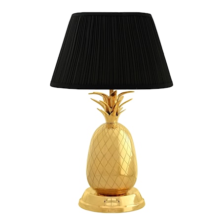 Lampa som ananas, 32 cm, i mässing