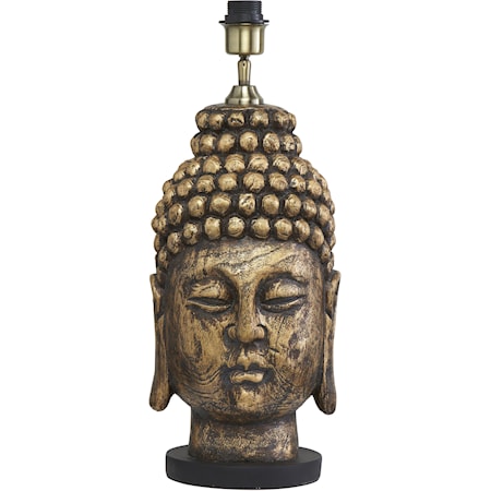 Buddha Lampfot Antik mässing 54cm