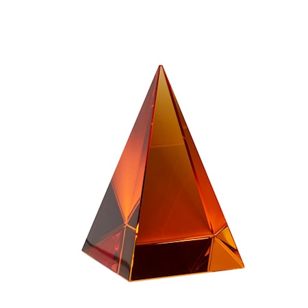 Bilde av Glaspyramid Orange