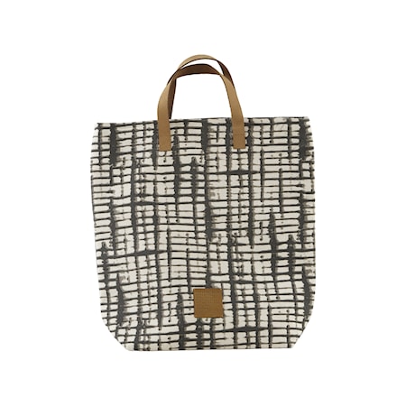 House Doctor Shopping bag Batik Antracite 41×38 cm