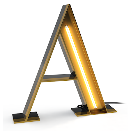 Delightfull Letters graphic lamp