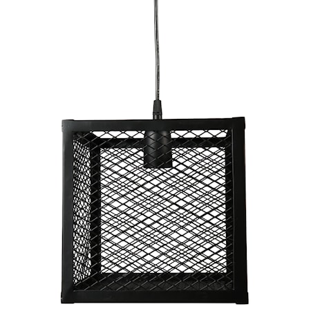 Taklampa Grid Svart 23cm