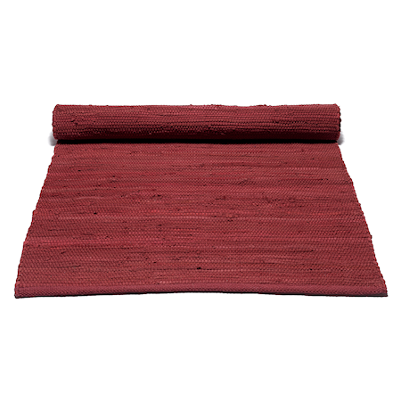 Bomullsmatta Rosewood red