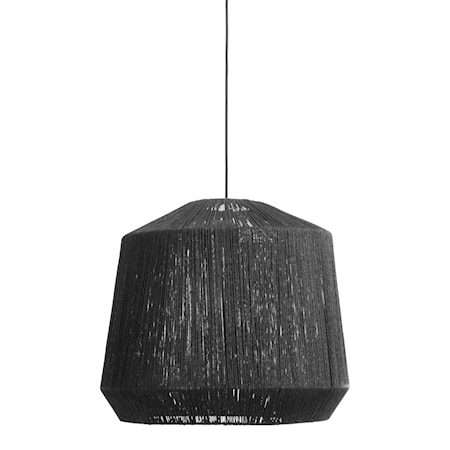 Lampskärm Jute Svart Ø55cm