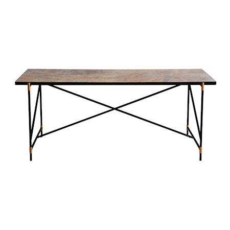 Dining table 185 cm mässing matbord