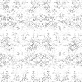 Delft baroque tapet – Almost white