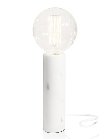 Globen Lighting Bordslampa Marble XL Vit
