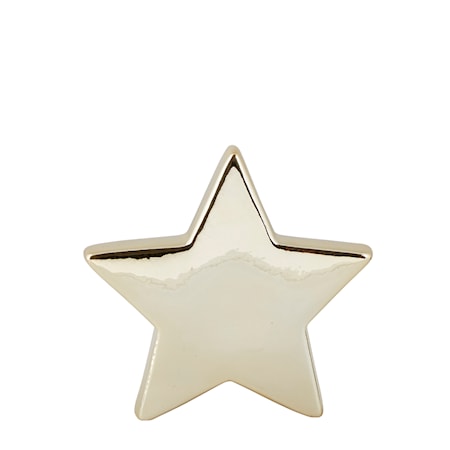 KJ Collection Figur Stjärna Guld 14 cm