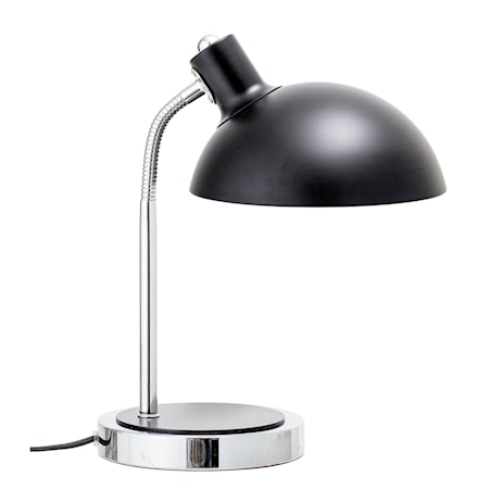 Bordslampa Svart Metall