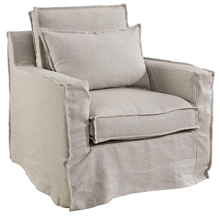 NEW MILFORD Armchair Linen Sand