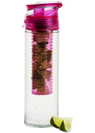 Fresh flaska med fruktkolv låsbar, rosa