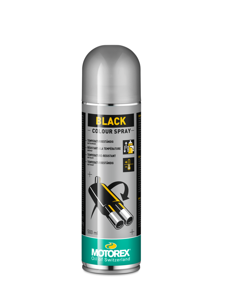 Motorex Black Color Spray, 500 ml sprayflaska (12-pack)-image