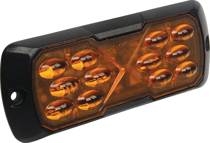 Strands blixtljus Slim Fish Eye, orange LED, 12 lysdioder, 30-30V, 6W - image