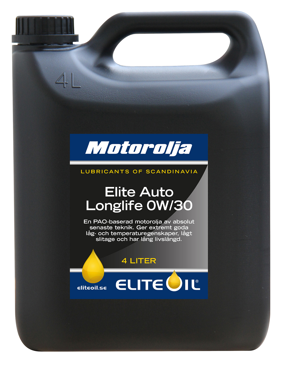 Elite Auto Longlife, 0W/30, 4 liter dunk (3-pack) - 3 pack-image