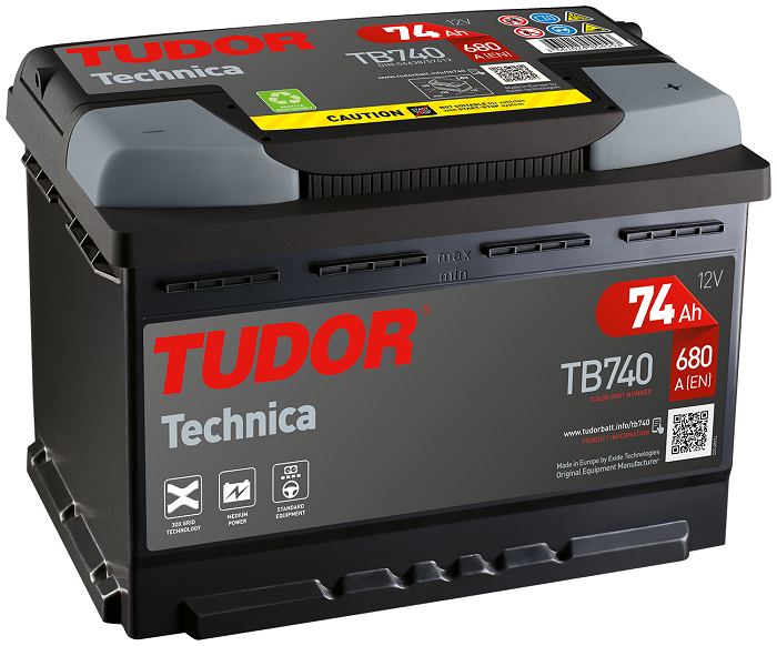 TB740, Tudor Technica, 12V 74Ah-image