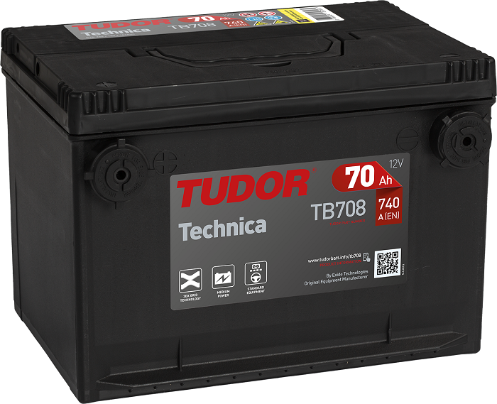TB708, Tudor Technica, 12V 75Ah-image