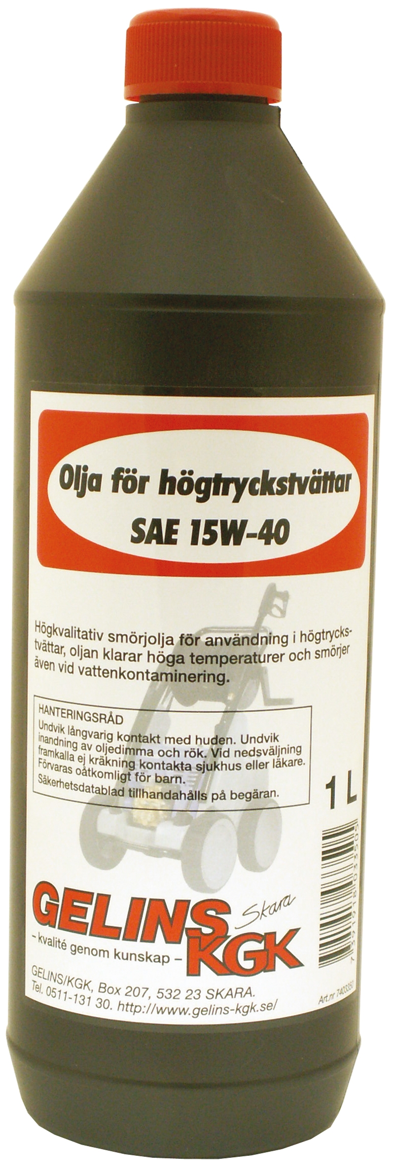 Olja för Högtryckstvättar, 1 liter flaska-image