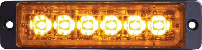 Europart blixtvarningsljus, gul LED, 12/24V, 18W-image