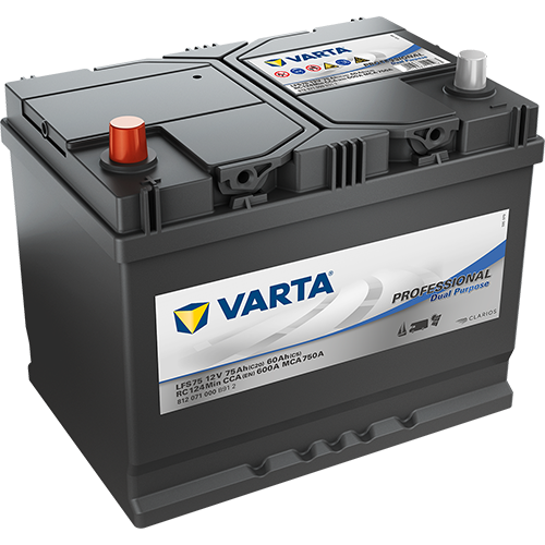 Varta, Professional Dual Purpose, 12V 75Ah, LFS75-image