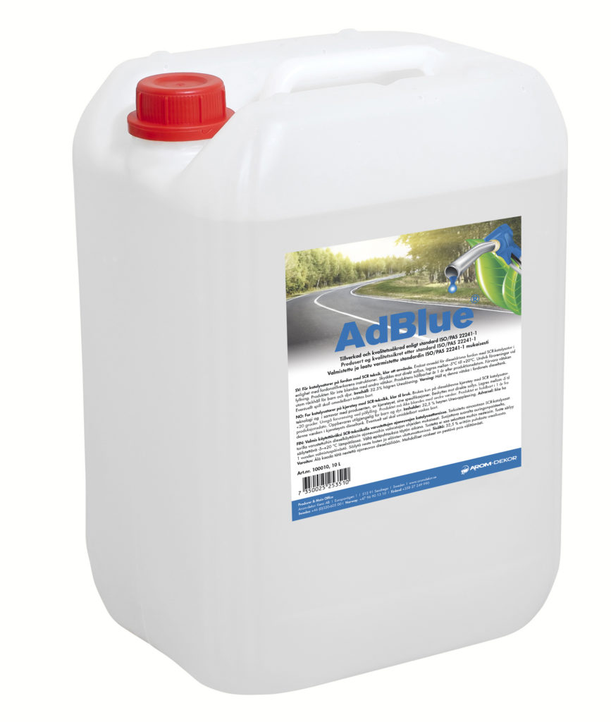 Arom-Dekor AdBlue, 10 liter dunk med pip (40-pack)-image