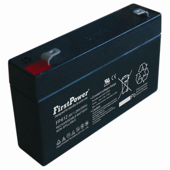 FP612, First Power VRLA, 6V 1,2Ah-image