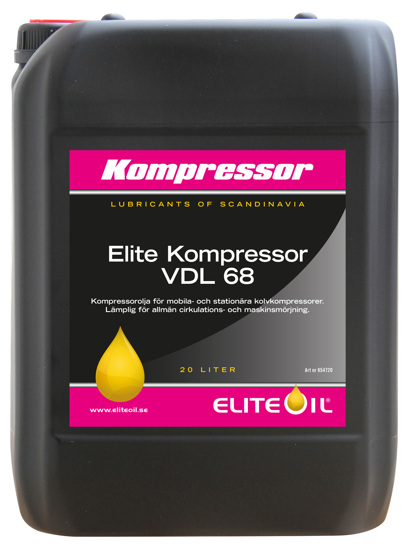 Elite Kompressor VDL 68, 20 liter dunk-image