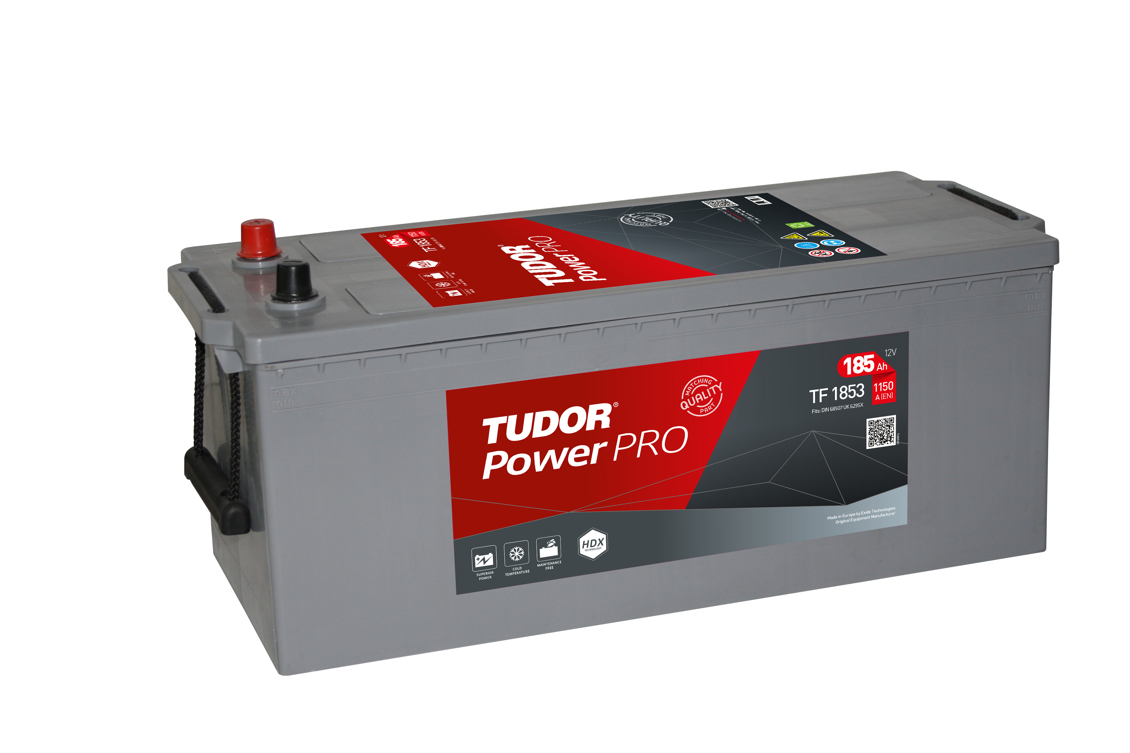 TF1853, Tudor PowerPRO, 12V 185Ah-image