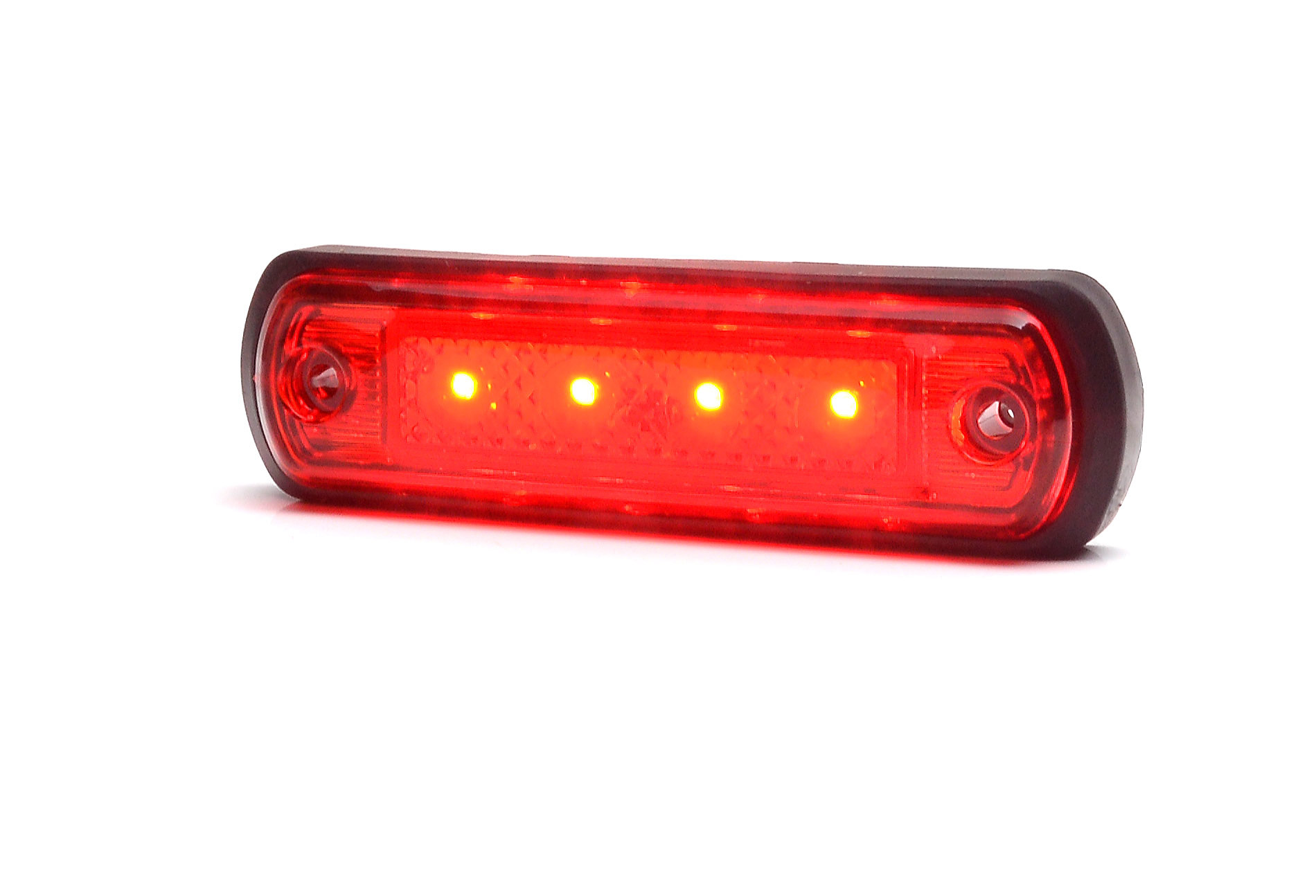 Strands positionsljus, röd, LED, 12-24V DC-image