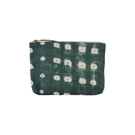 Meikkilaukku Dots 23x16 cm - Vihreä, House Doctor
