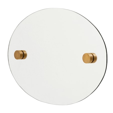 Oval spegel 35x50 cm - Mässing