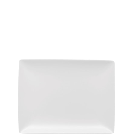 Jade Valkoinen Lautanen, Suorakulmainen 25x19 cm, Rosenthal