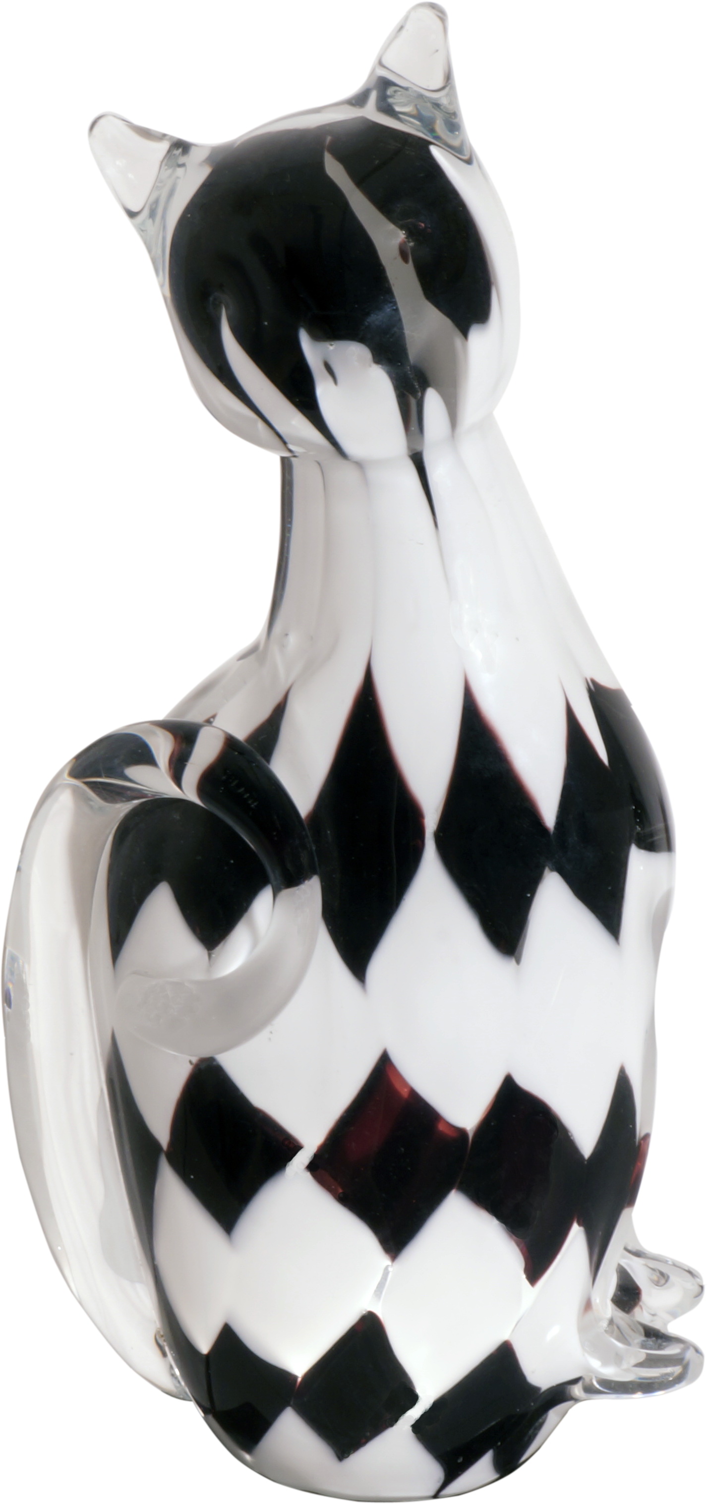 Glasskulpturer Chess Cat 28 cm