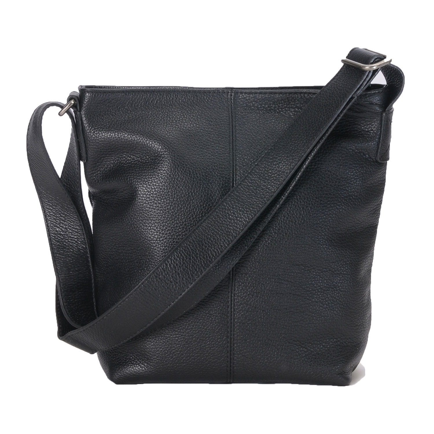 Small Shoulder Bag, Leather/Black - Ceannis @ 0