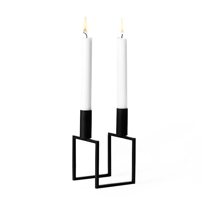 Line Candle Holder, Black