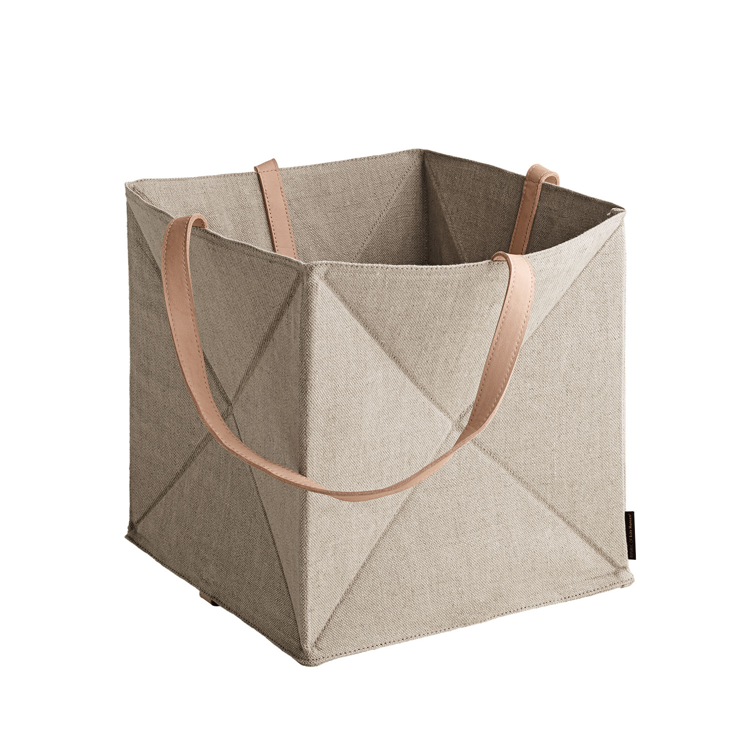 Origami Väska, Linne/Läder