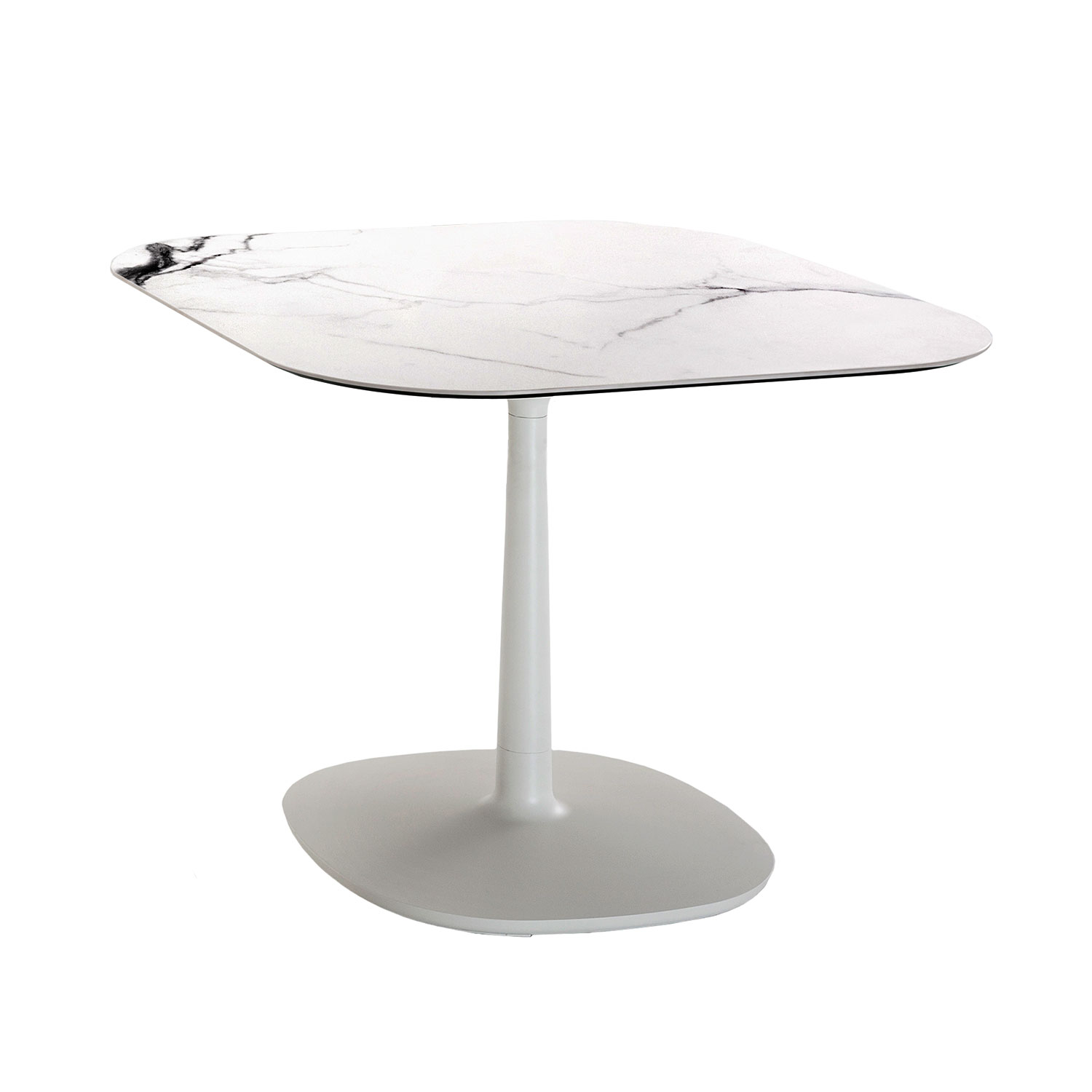 Multiplo Pöytä 99x99cm Valkoinen Marmori