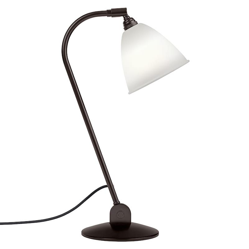 Bestlite BL2 Table Lamp, Black Brass/Bone China