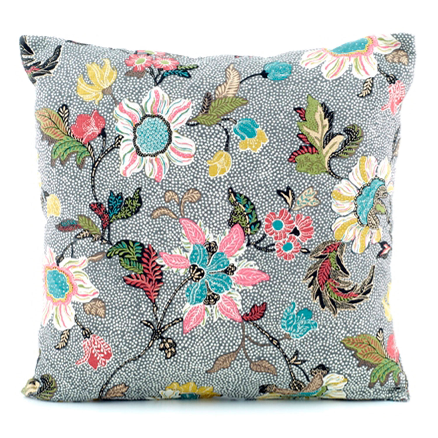 Flower Linen Cushion Cover 50x50 Cm Ceannis Royaldesign Co Uk