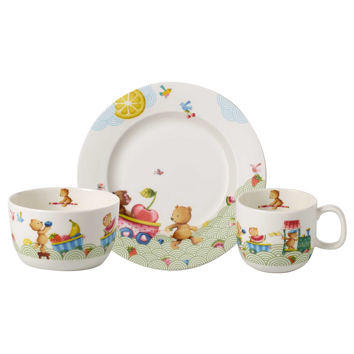 Hungry As A Bear Children’s Tableware 3 Pcs