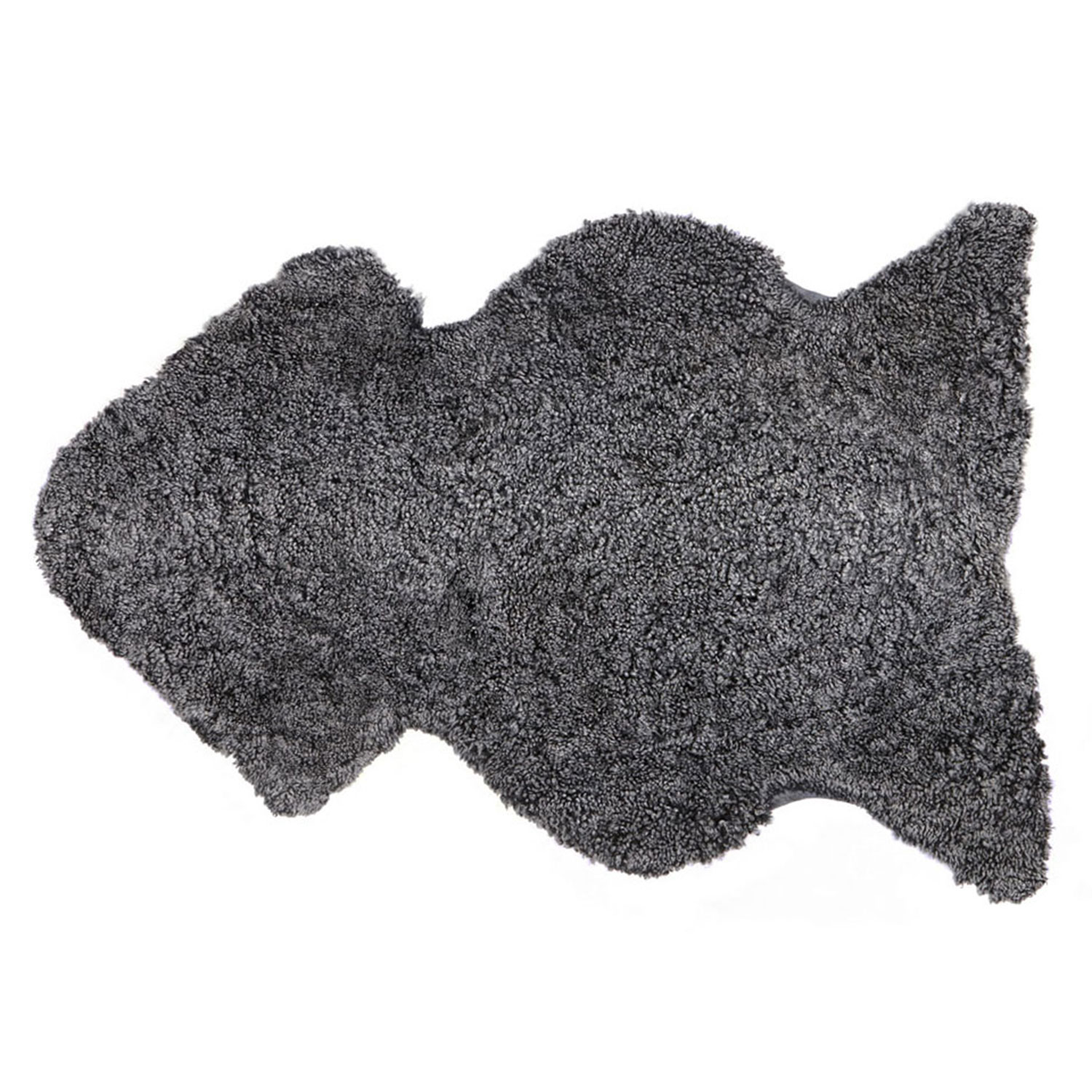 Ella Short Haired Sheepskin 100x60 Black Graphite Shepherd