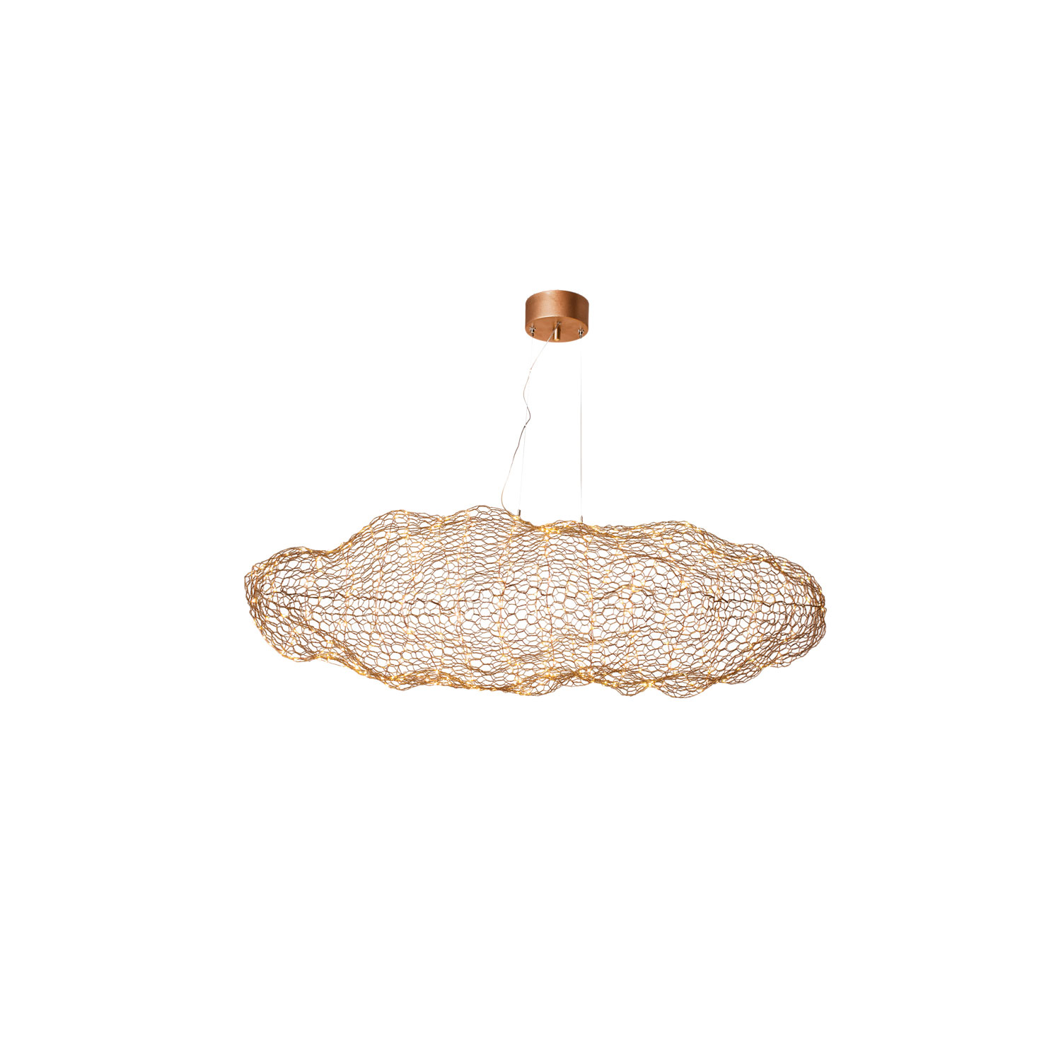 Hayden Ceiling Lamp Led 76cm Gold By Rydens Royaldesign